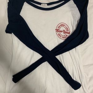 3/4 sleeve brandy Melville graphic T